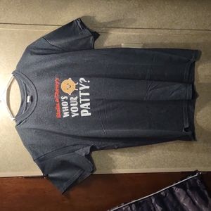 Gildan Brand New Heavy Cotton Large Gray Tee-shirt